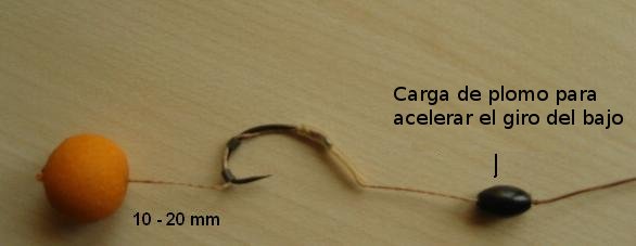 Picture showing advanced carp hooking rigs